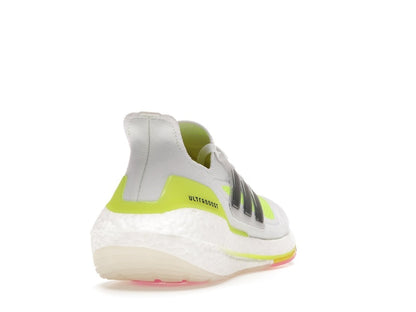 adidas Ultra Boost 21 White Solar Yellow