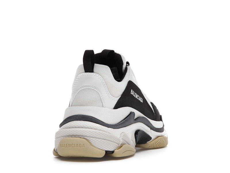Balenciaga Triple S White Black