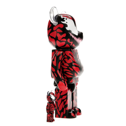 Bearbrick x Marvel Carnage 100% & 400% Set