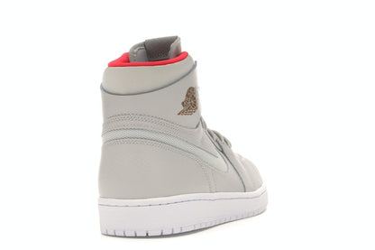 Jordan 1 Retro High Nouveau Pure Platinum Bright Crimson