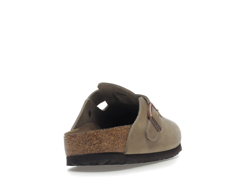 Birkenstock Boston Soft Footbed Oiled Leather Tobacco Brown