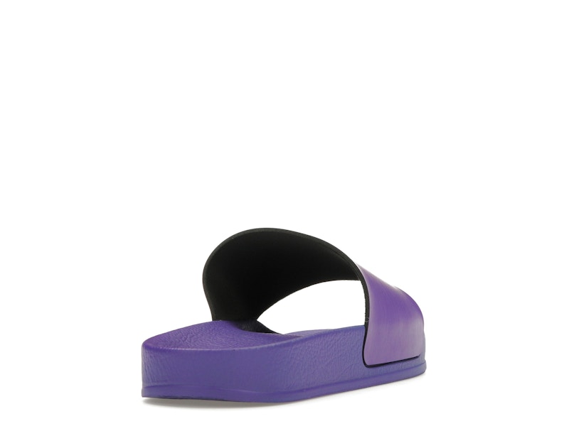 OFF-WHITE Off Stamp Slide Dark Violet Black (Women's)