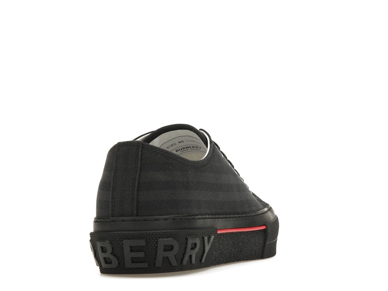 Burberry Vintage Check Canvas Low-Top Sneaker Dark Charcoal