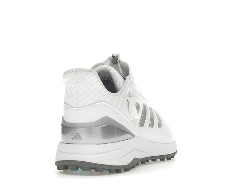 adidas Solarmotion BOA 24 Spikeless Golf Cloud White Silver Metallic Blue Burst
