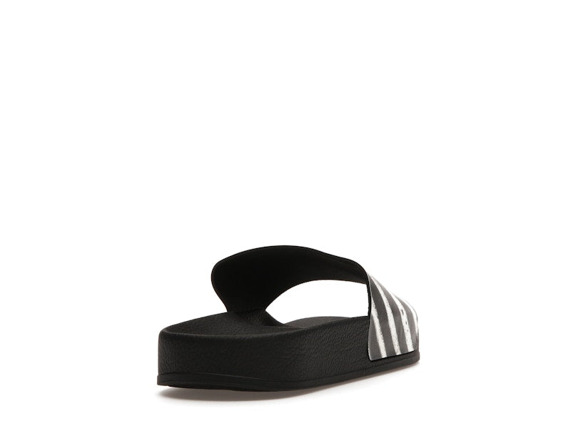 Off-White Spray Stripes Slides Black
