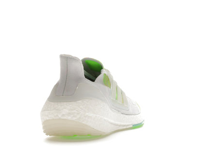 adidas Ultra Boost 22 White Bliss Blue Solar Green