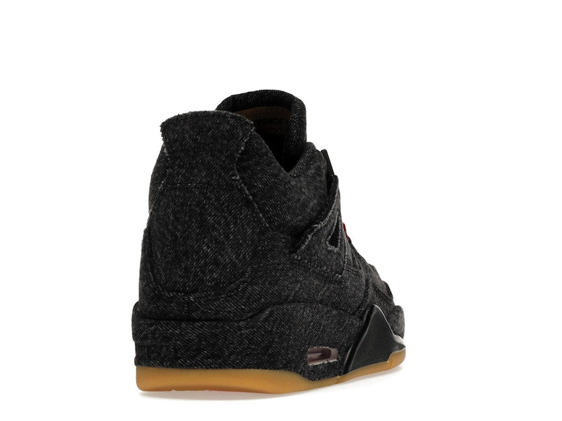Jordan 4 Retro Levi's Black (GS) (Levi's Tag)