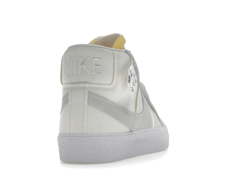 Nike SB Blazer Mid Warning Label Summit White