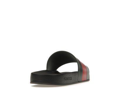 Palace x Gucci Logo Web Slide Sandal Black