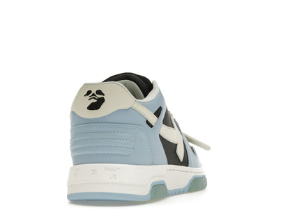 OFF-WHITE Out Of Office OOO Low Tops Light Blue Black