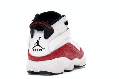 Jordan 6 Rings White University Red