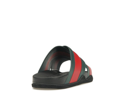 Gucci Web Slide Black Rubber