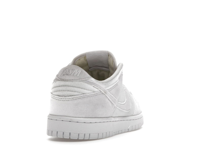 Nike Dunk Low Dover Street Market Triple White Velvet