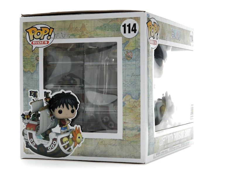 Funko Pop! Rides One Piece Luffy with Thousand Sunny 2022 Winter Convention Exclusive Figure #114