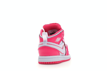 Jordan 1 Mid Hyper Pink White (TD)