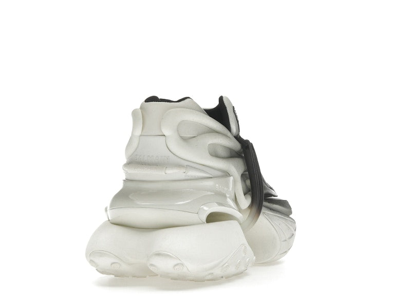 Balmain Unicorn Low-Top White Black Gradiant