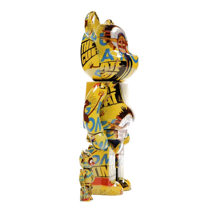 Bearbrick Andy Warhol x Jean-Michel Basquiat #3 100% & 400% Set