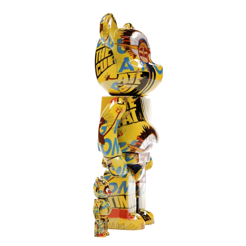 Bearbrick Andy Warhol x Jean-Michel Basquiat #3 100% & 400% Set