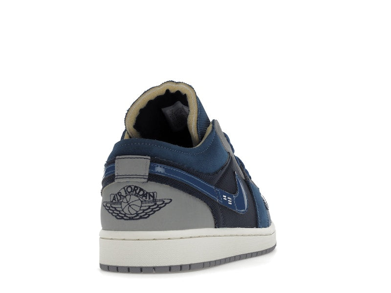 Jordan 1 Low SE Craft Obsidian French Blue Ashen Slate White