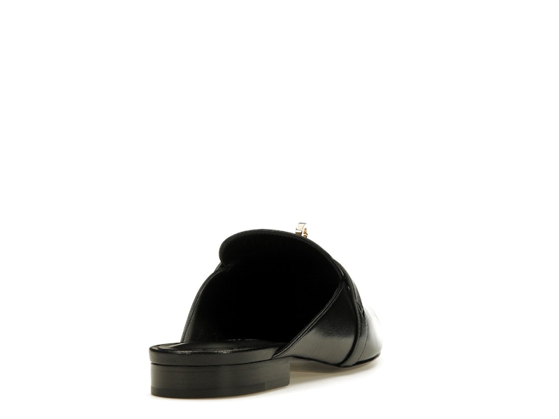 Hermes Oz Mule Noir Goatskin Leather