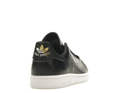 adidas Stan Smith Cracked Leather Black Gold (Women's)