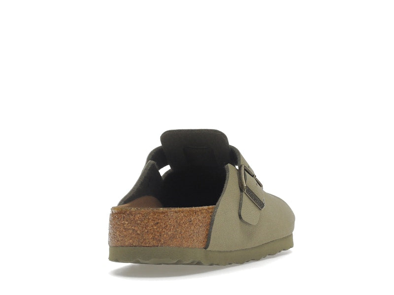 Birkenstock Boston Vegan Birkibuc Khaki