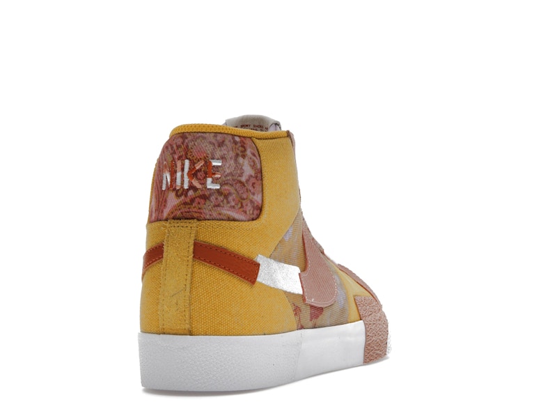 Nike SB Zoom Blazer Mid Premium Floral Paisley Sanded Gold
