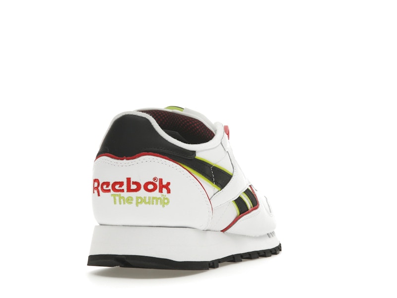 Reebok Classic Leather The Pump White Acid Yellow