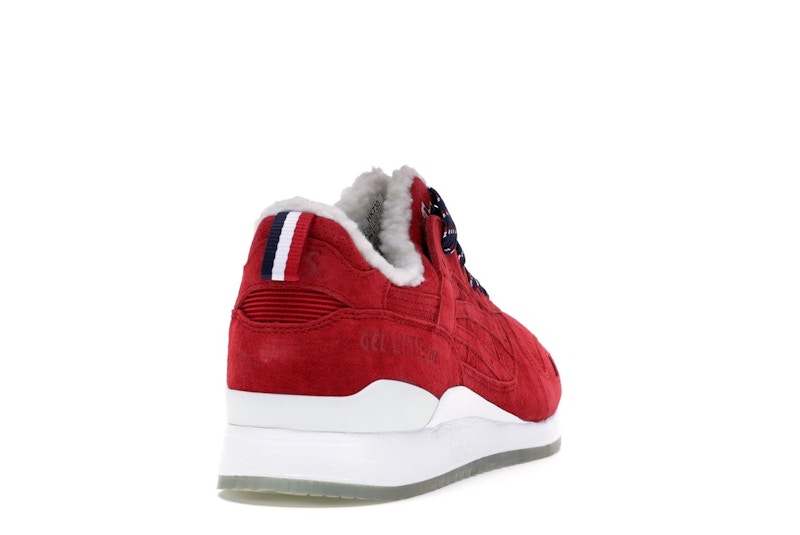 ASICS Gel-Lyte III Kith x Moncler Red