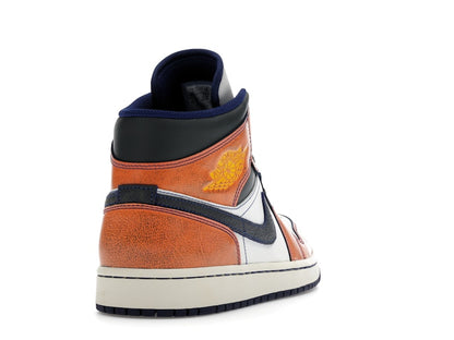 Jordan 1 Mid SE Summit White Crimson Bliss Deep Royal Blue Iron Grey