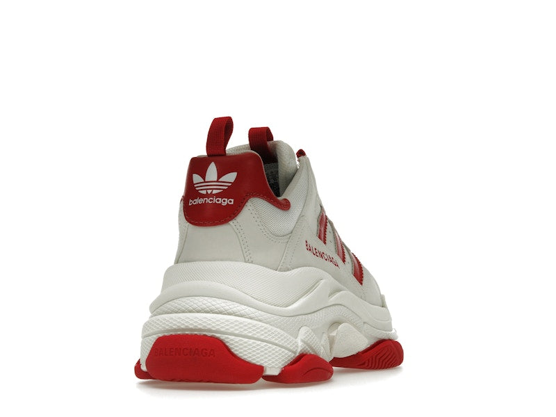 Balenciaga x adidas Triple S White Red