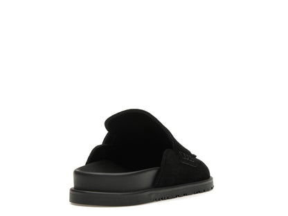 Hermes Go Mule Noir Suede Calkfskin (Men's)