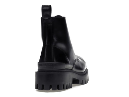 Balenciaga Strike 20mm Lace Up Boot Black