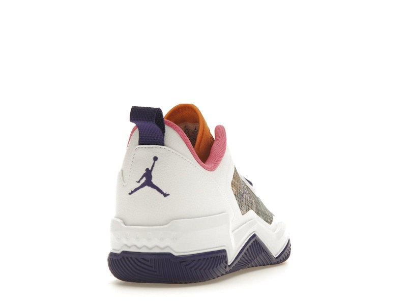 Jordan One Take 4 White Court Purple Canyon Gold
