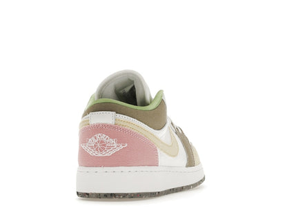 Jordan 1 Low Pastel Grind Vivid Green (GS)