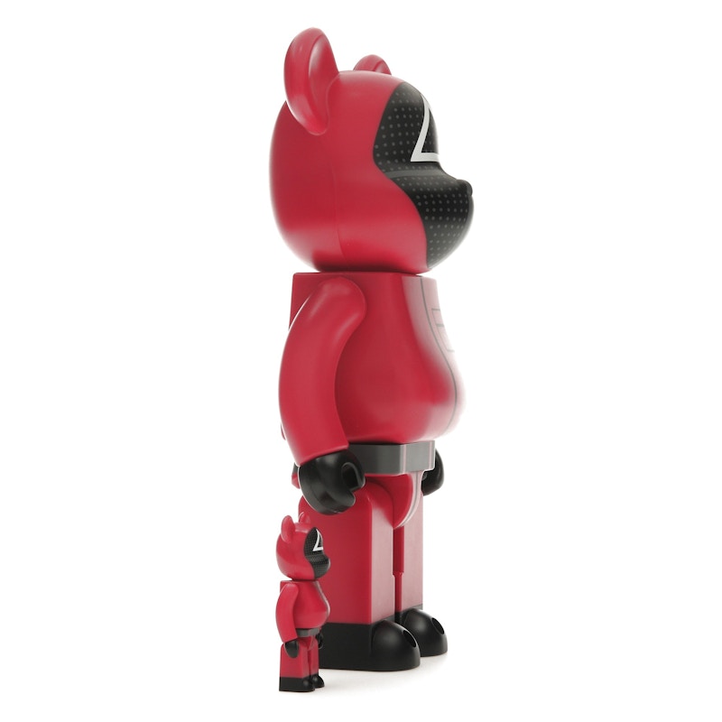 Bearbrick x Squid Game Guard (Triangle) 100% & 400% Set