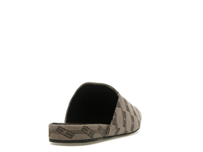 Balenciaga Cozy Jacquard Mules Brown