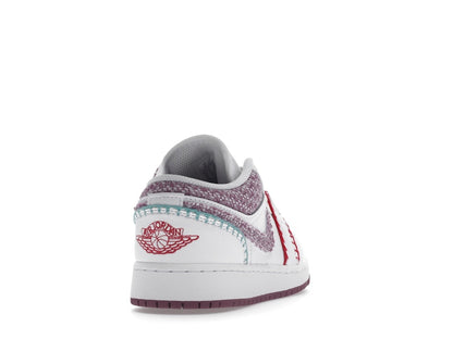 Jordan 1 Low White Light Bordeaux (GS)