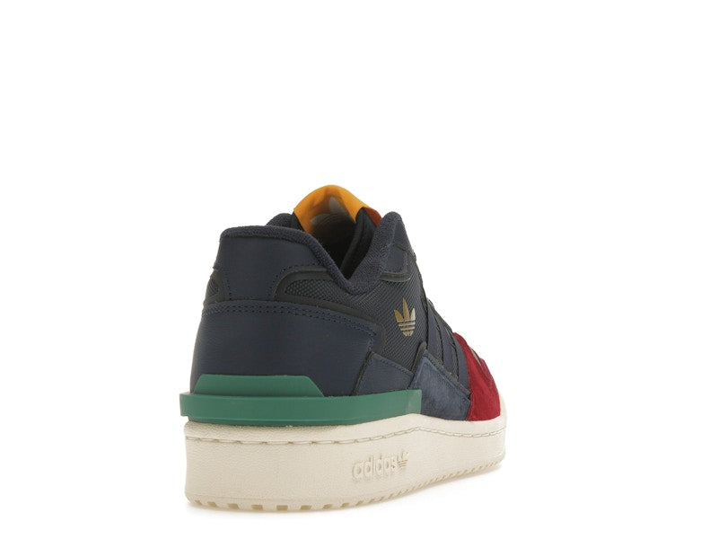 adidas Forum Exhibit Low 2.0 Collegiate Navy Burgundy Green