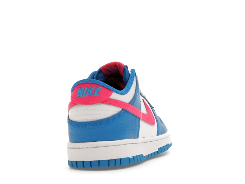 Nike Dunk Low Photo Blue White Light Lemon Twist Hyper Pink (GS)