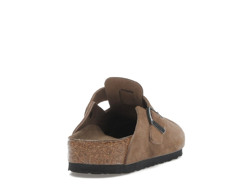 Birkenstock Boston Soft Footbed Suede Dark Tea Tonal