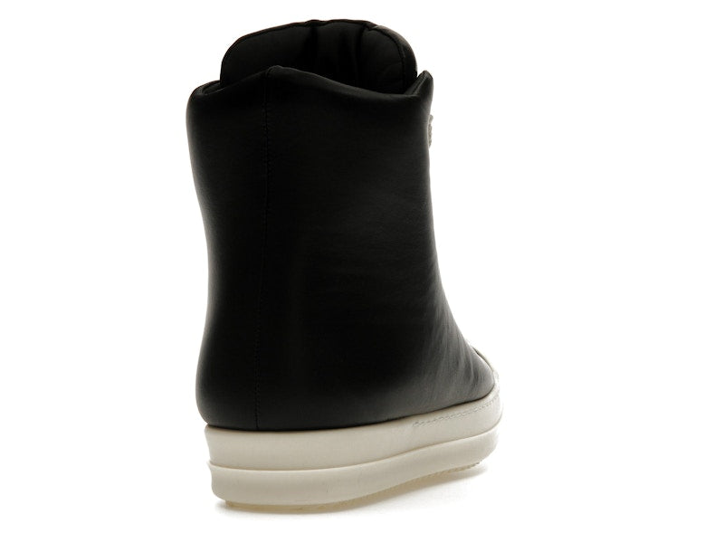Rick Owens Jumbo Lace Padded Sneaks Black Milk