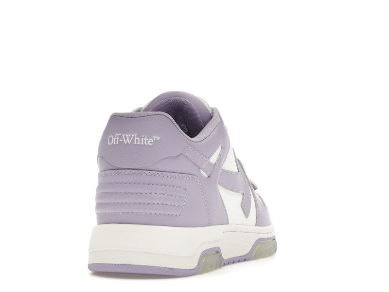 OFF-WHITE Out Of Office Calf Leather White Lilac
