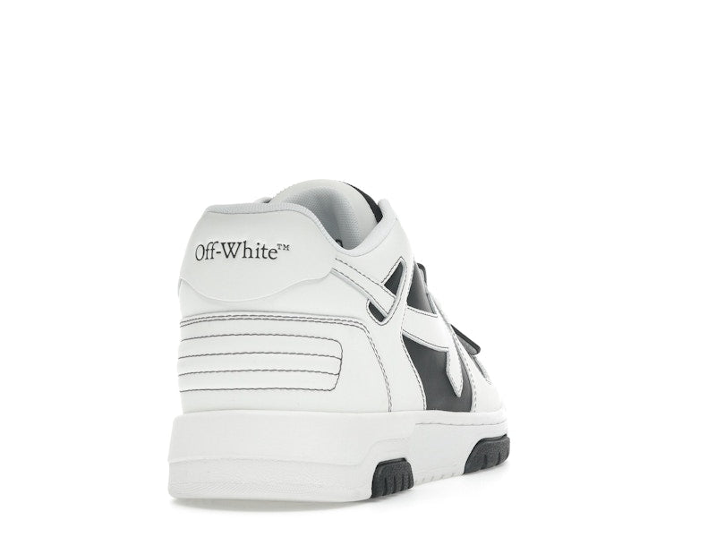 OFF-WHITE Out Of Office OOO Low Tops Black White