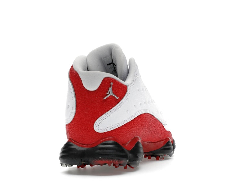 Jordan 13 Retro Golf Cleat White Red