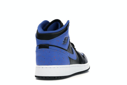 Jordan 1 Mid Royal Paint Splatter (GS)