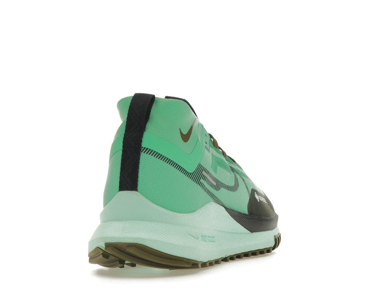 Nike React Pegasus Trail 4 Gore-Tex Spring Green Olive Flak Mint Foam Black