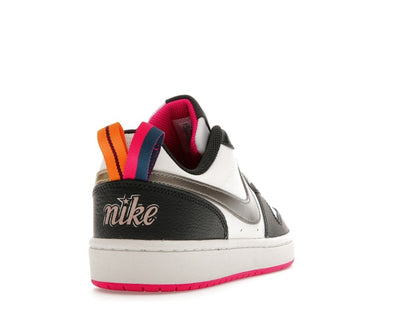 Nike Court Borough Low 2 Off Noir Pink Prime (GS)