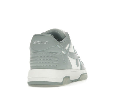 OFF-WHITE Out Of Office OOO Low Tops White Grey