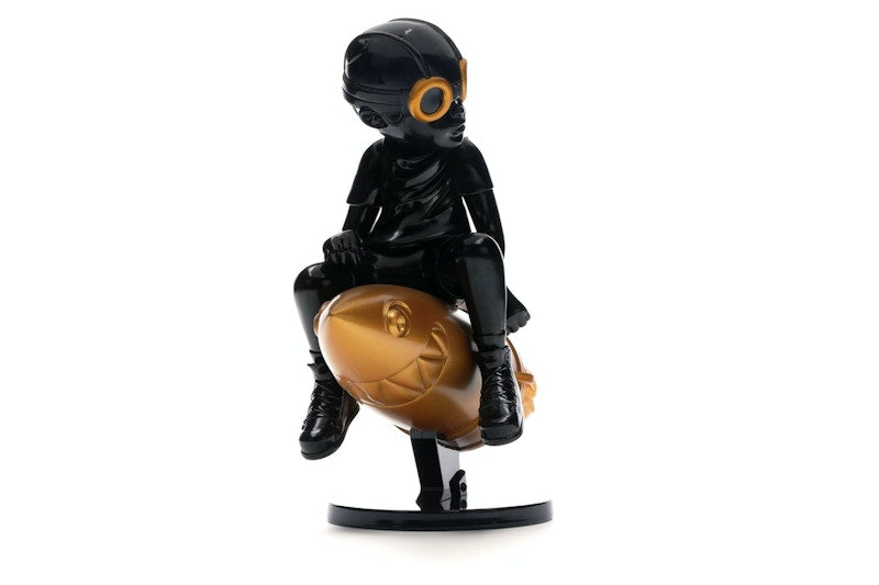 Hebru Brantley x Billionaire Boys Club x Bait Beyond The Beyond Fly Boy Figure 9 Inches Black/Gold